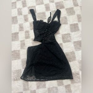 Outcast black lace dress